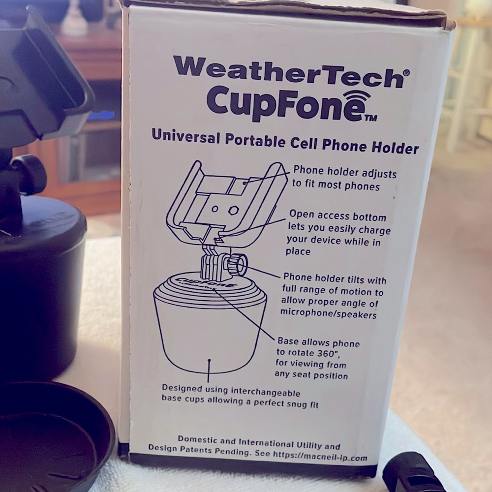WeatherTechFone, adjustable for any size phone for Auto, extender included👍